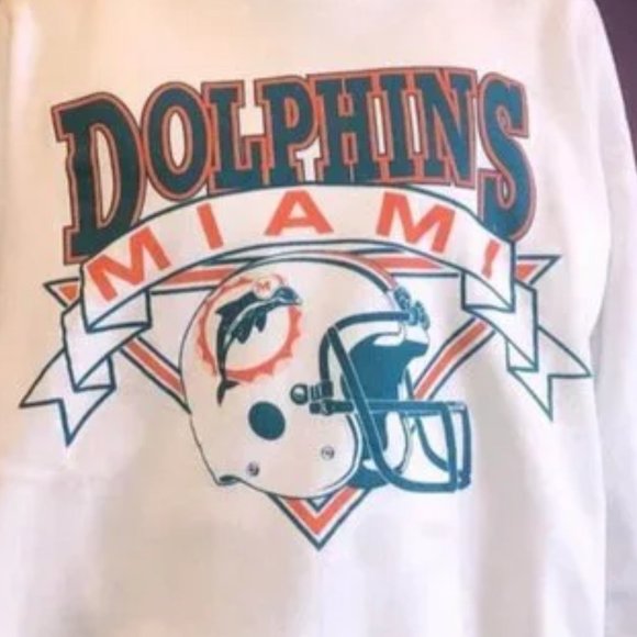 Vintage Miami Dolphins Helmet Shirt, NFL Football Shirt, Graphic Shirt For Men W - Picture 2 of 2